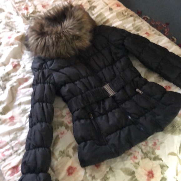 Medium Black Rivet Coat, from Bass & Co. - Picture 2 of 2